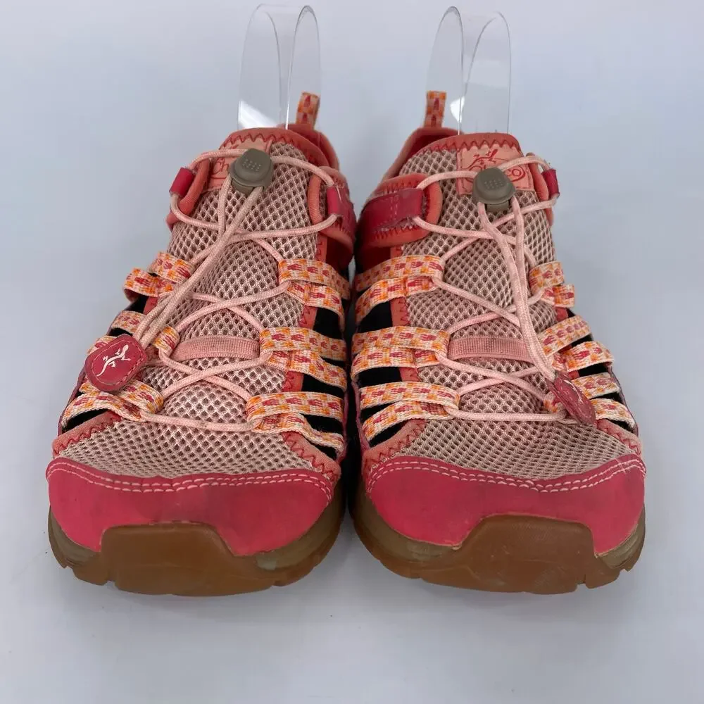 Chaco Outcross pink orange outdoor kids-junior size 6 school playing water shoes